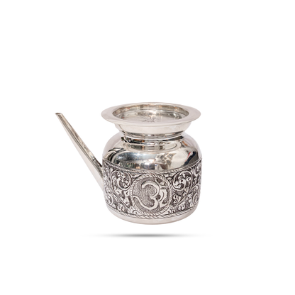 925 Silver Engraved  Karwa Chauth Lota