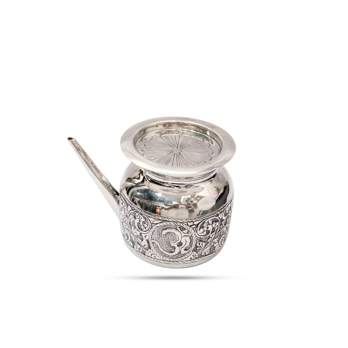 925 Silver Engraved  Karwa Chauth Lota
