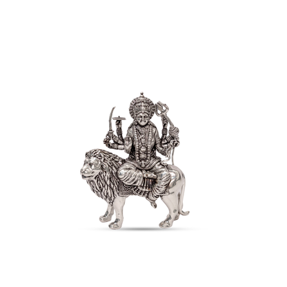 925 Silver Durga Idol