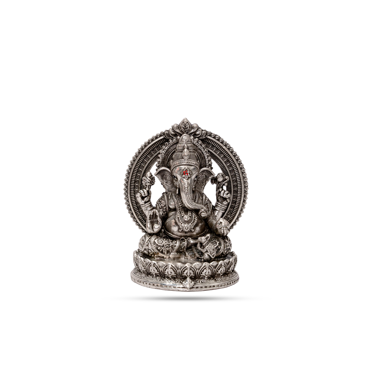 925 Silver Laxmi Ganesha Idol Set