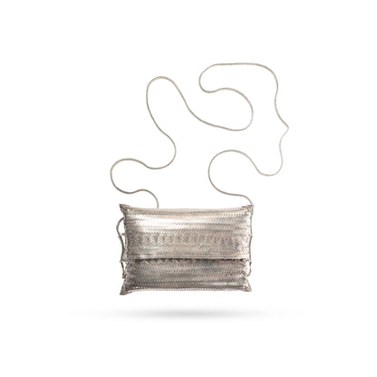 925 Sterling Silver Woven Sling Purse
