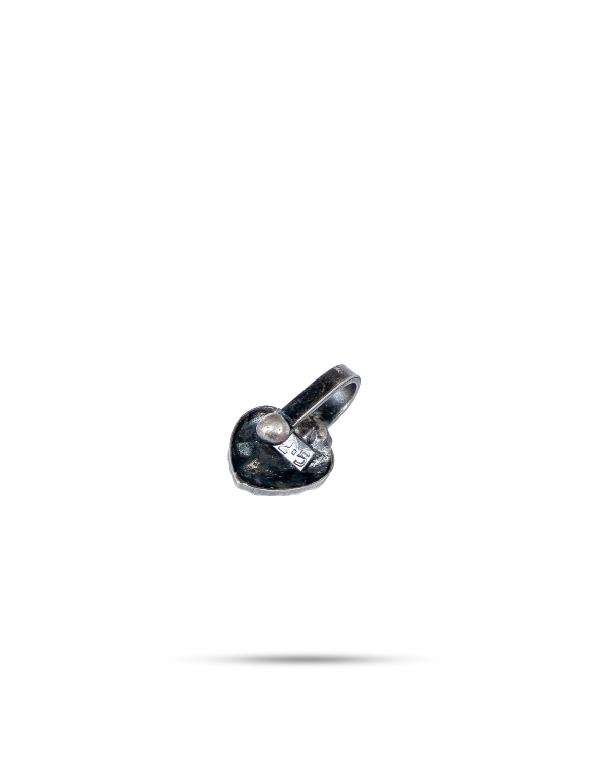 925 Silver Fluted Leaf Nose Pin