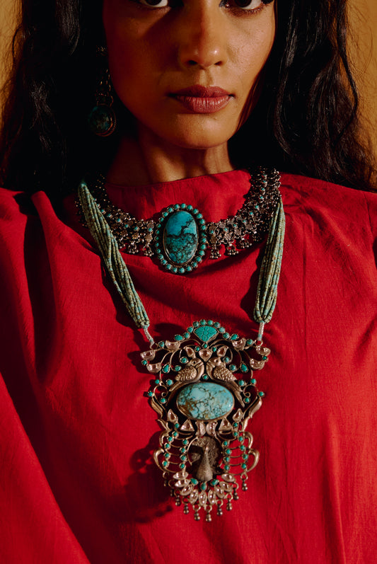 Artisan 925 Silver Turquoise Pendant