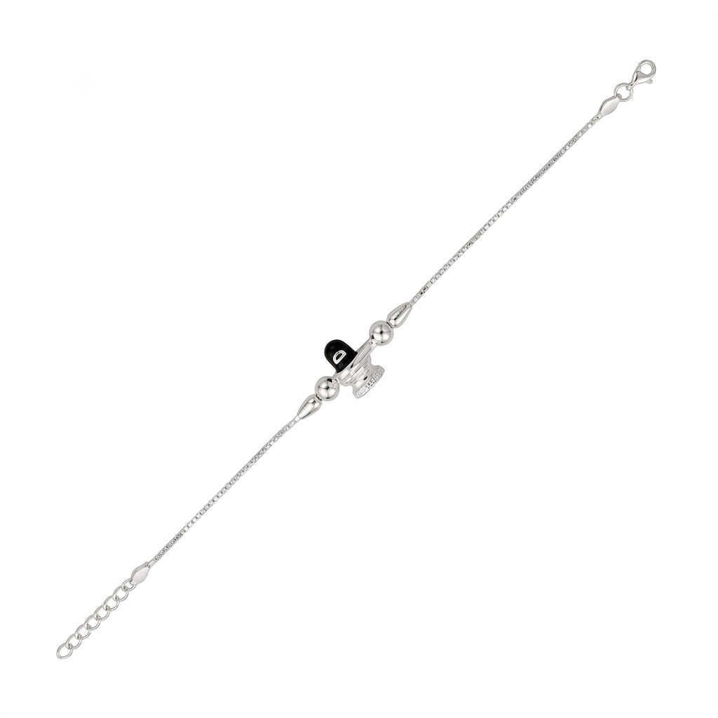 925 Silver Shivling  Rakhi