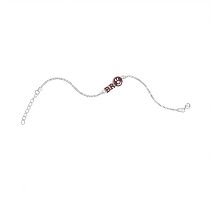 925 Silver Smiley  Rakhi