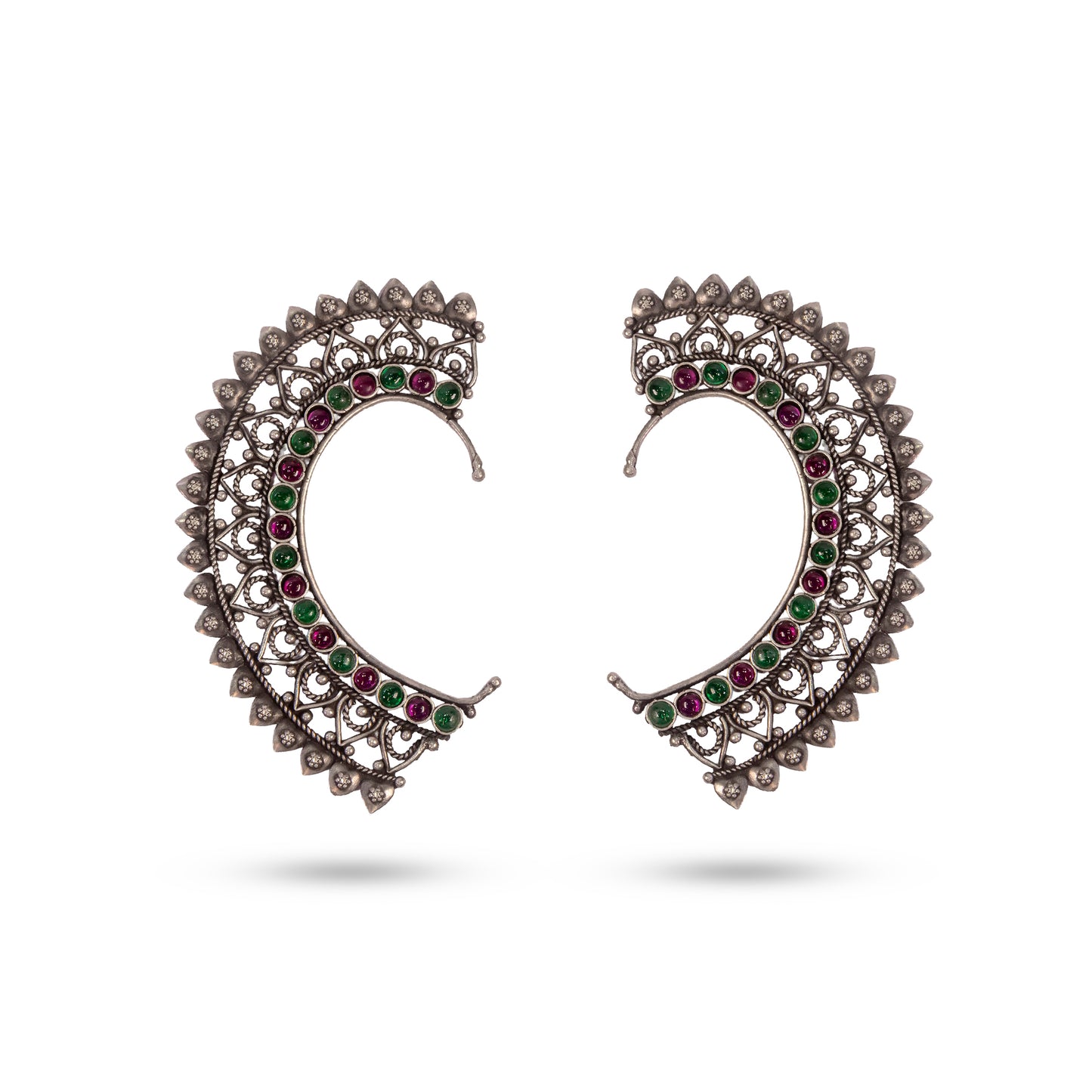 925 Silver Gemstone Ear Cuffs