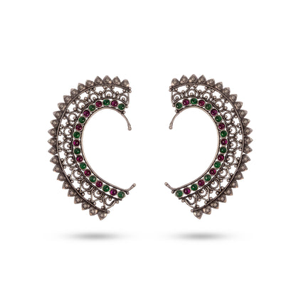 925 Silver Gemstone Ear Cuffs