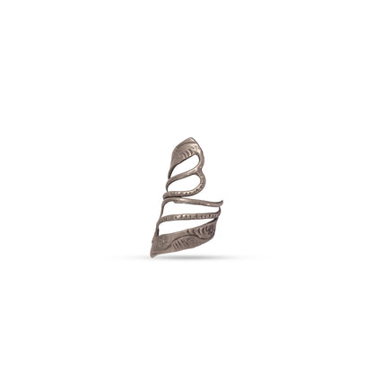925 Silver Spiral Multi-Band Statement Ring