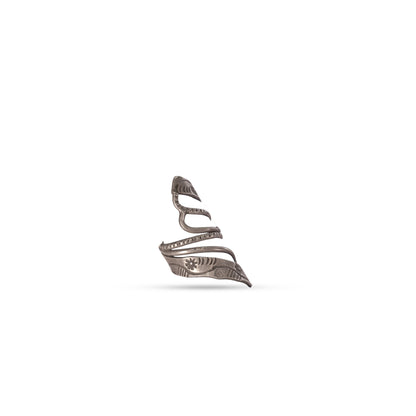 925 Silver Spiral Multi-Band Statement Ring