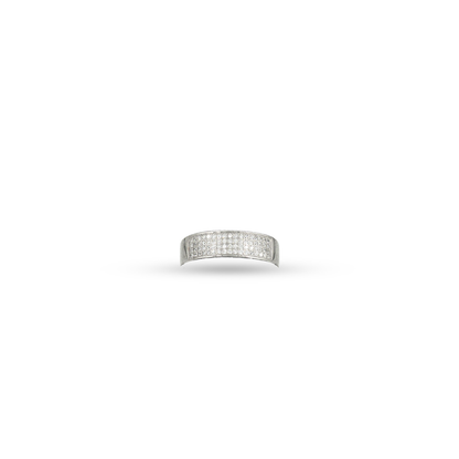 Men’s Silver Crystal Band