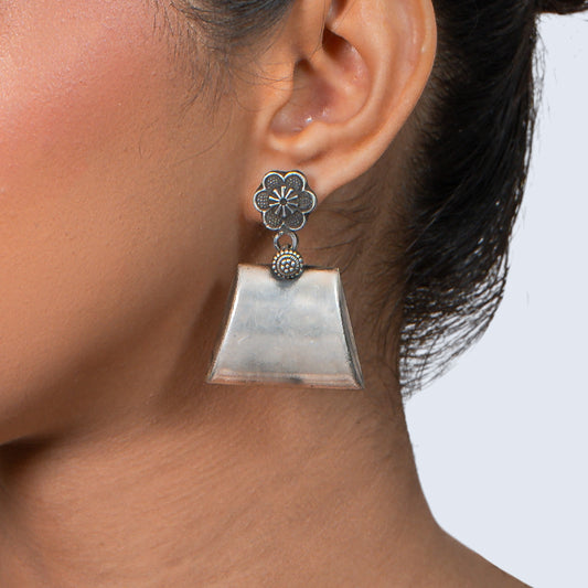 Modern Geometric 925 silver Chain Necklace Set