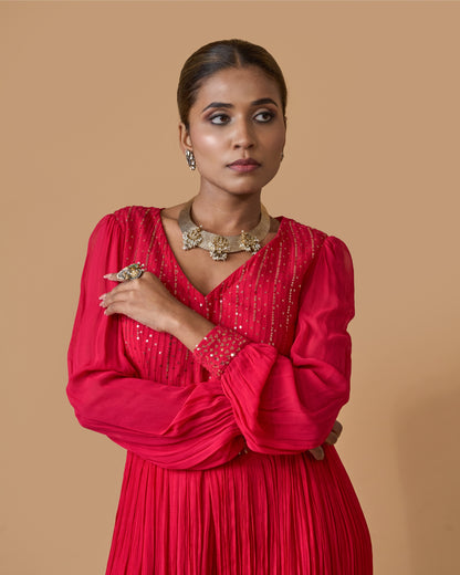 Kundan Pearl Choker in 925 Silver Finish