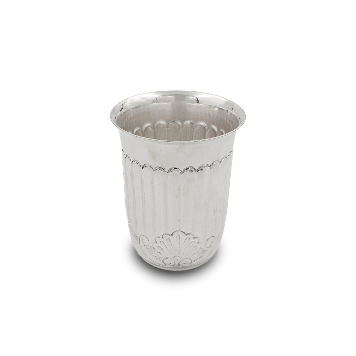 925 Silver Water Jug Set Elegant Floral Design