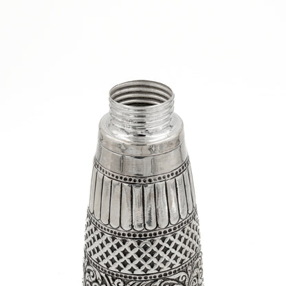 925 silver Designer Check Pattern Water Bottle
