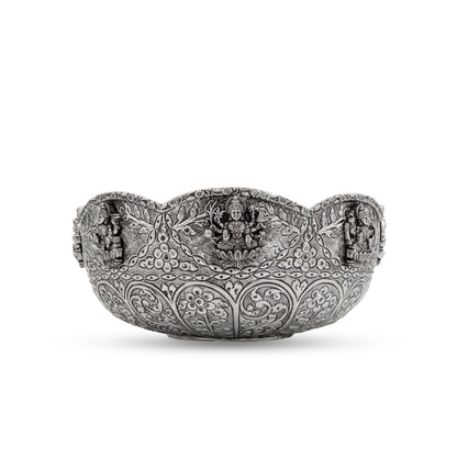 925 silver Lakshmi Embossed Designer Bowl