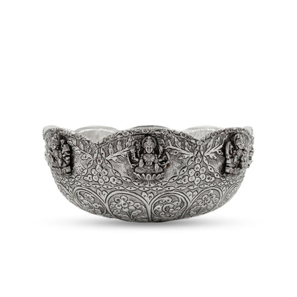 925 silver Lakshmi Embossed Designer Bowl