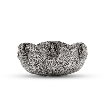925 silver Lakshmi Embossed Designer Bowl