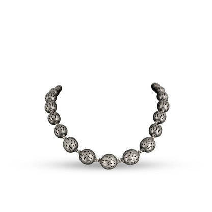 Filigree Ball Beads 925 silver jewellery Minimal Necklace