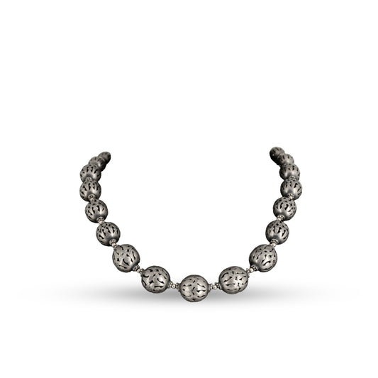 Filigree Ball Beads 925 silver jewellery Minimal Necklace