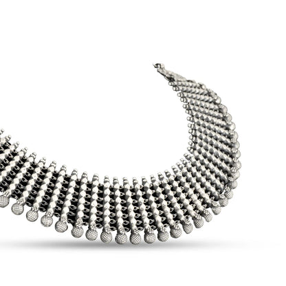 Banjara Collar 925 silver Tribal Necklace
