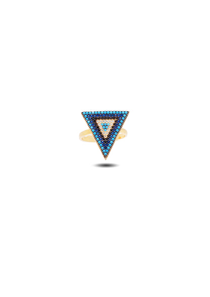 925 Silver Evil Eye Ring image 0