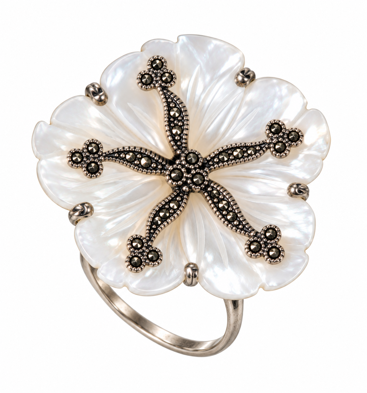 92.5 Nargis Bloom Ring