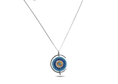 925 Silver Evil Eye Pendant image 0