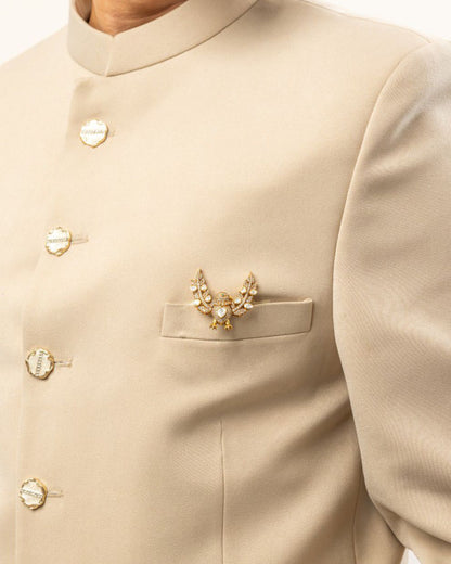 Majestic Golden Eagle Brooch