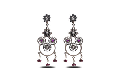 925 Silver Dangler Earrings image 0
