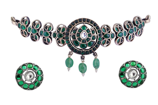 Amazing Green Luxury Designer Choker Set image 0