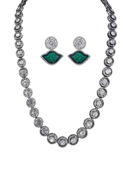 Silver AD-Studded Jewellery Set image 0