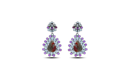 925 Silver  Vintage Glamour Earring image 0