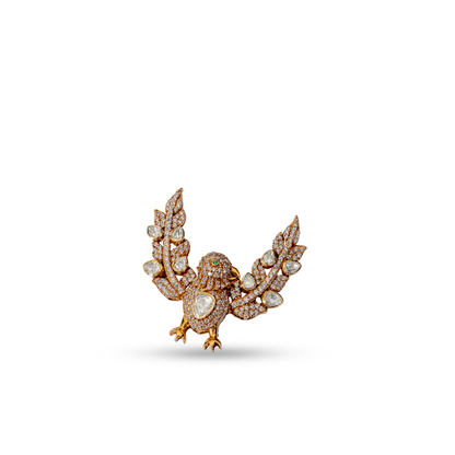 Majestic Golden Eagle Brooch